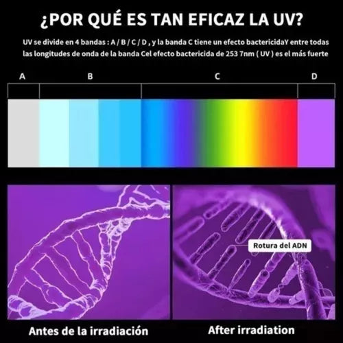 Caja Desinfectante de luz UV
