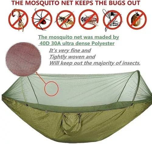 HAMACA TOLDILLO PORTÁTIL ANTI MOSQUITO